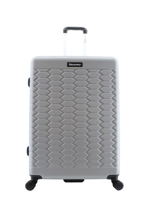 Wheeled suitcase - silver-coloured
