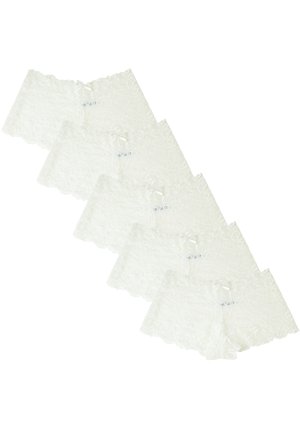 MIT 5ER PACK HIPSTER - Culotte - weiss