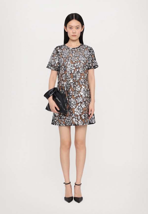 SEQUIN FLORAL  - Cocktail dress / Party dress - silver3