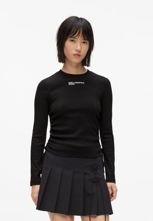 Topper langermet - black