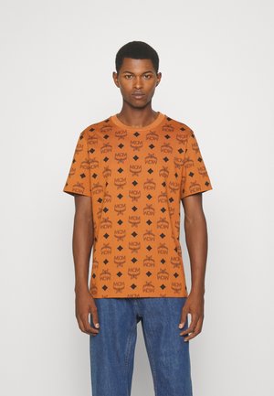 COLLECTION SLEEVES TEE - Print T-shirt - cognac