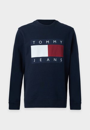 Tommy Jeans, BIG FLAG - Sudadera - space blue corp