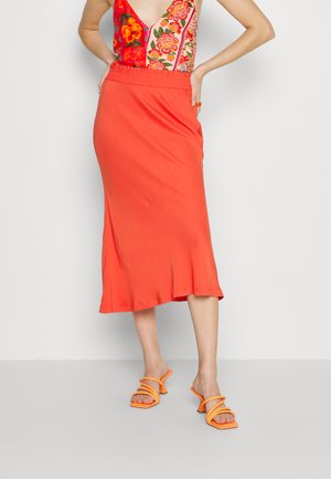 TEAGAN SKIRT - Saia lápis - coral red