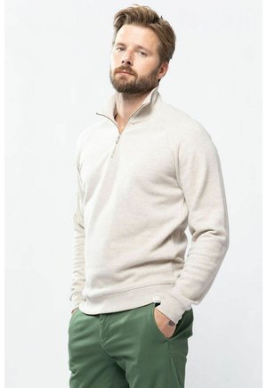 Sissy-Boy MIT REISSVERSCHLUSS - Sweatshirt - weiß