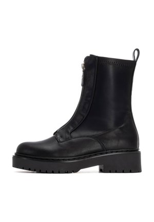 Botines con plataforma - black