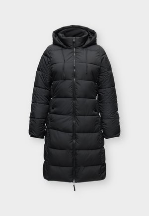 GAP, LOGO LONG PUFFER COAT - Χειμωνιάτικο παλτό - black