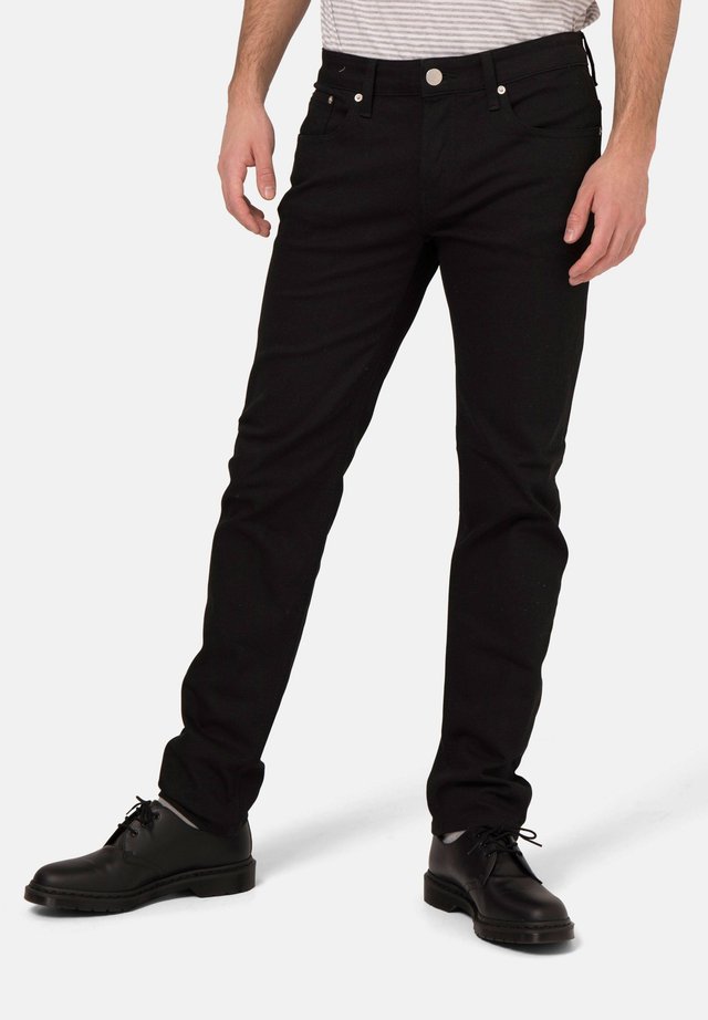 Straight leg jeans - black denim