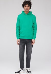 BZB DELAVÉ NOIR - Jean slim - noir