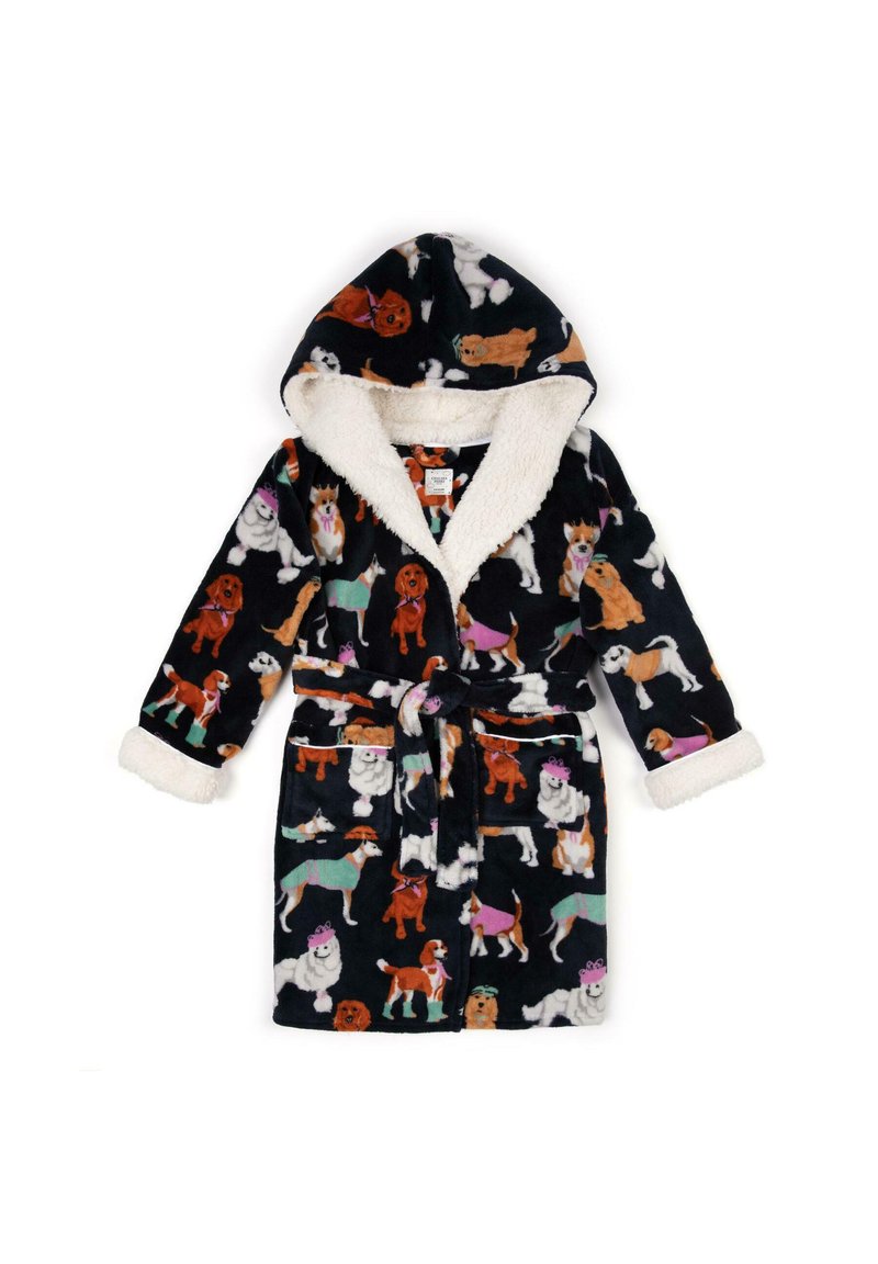 Chelsea Peers - POSH DOGS PRINT DRESSING GOWN - Szlafrok, Powiększ