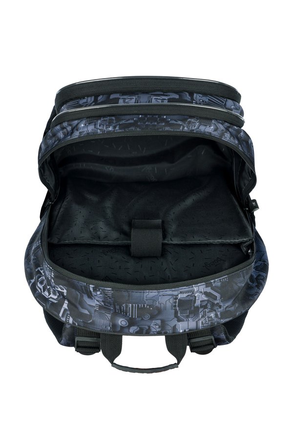 3 SET – Schulranzen Set – grau