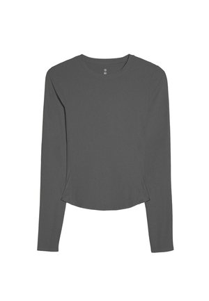 Bershka, (ACTIVE) LONG-SLEEVE TECHNICAL T-SHIRT - T-shirt à manches longues - green