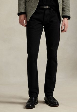 SULLIVAN SLIM GARMENT-DYED STRETCH JEAN - Džínsy s rovným strihom - hillstone polo black