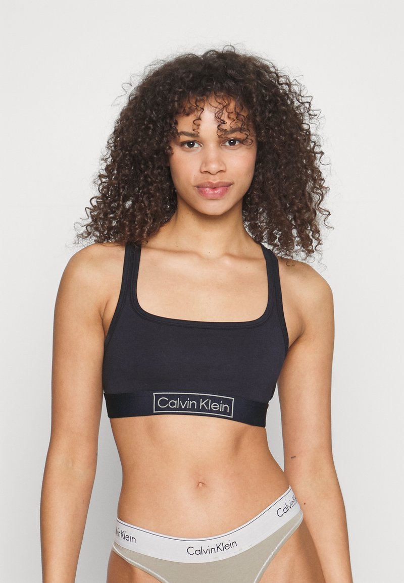 Calvin Klein Underwear UNLINED BRALETTE REIMAGINED HERITAGE - Hosszított melltartó - night sky