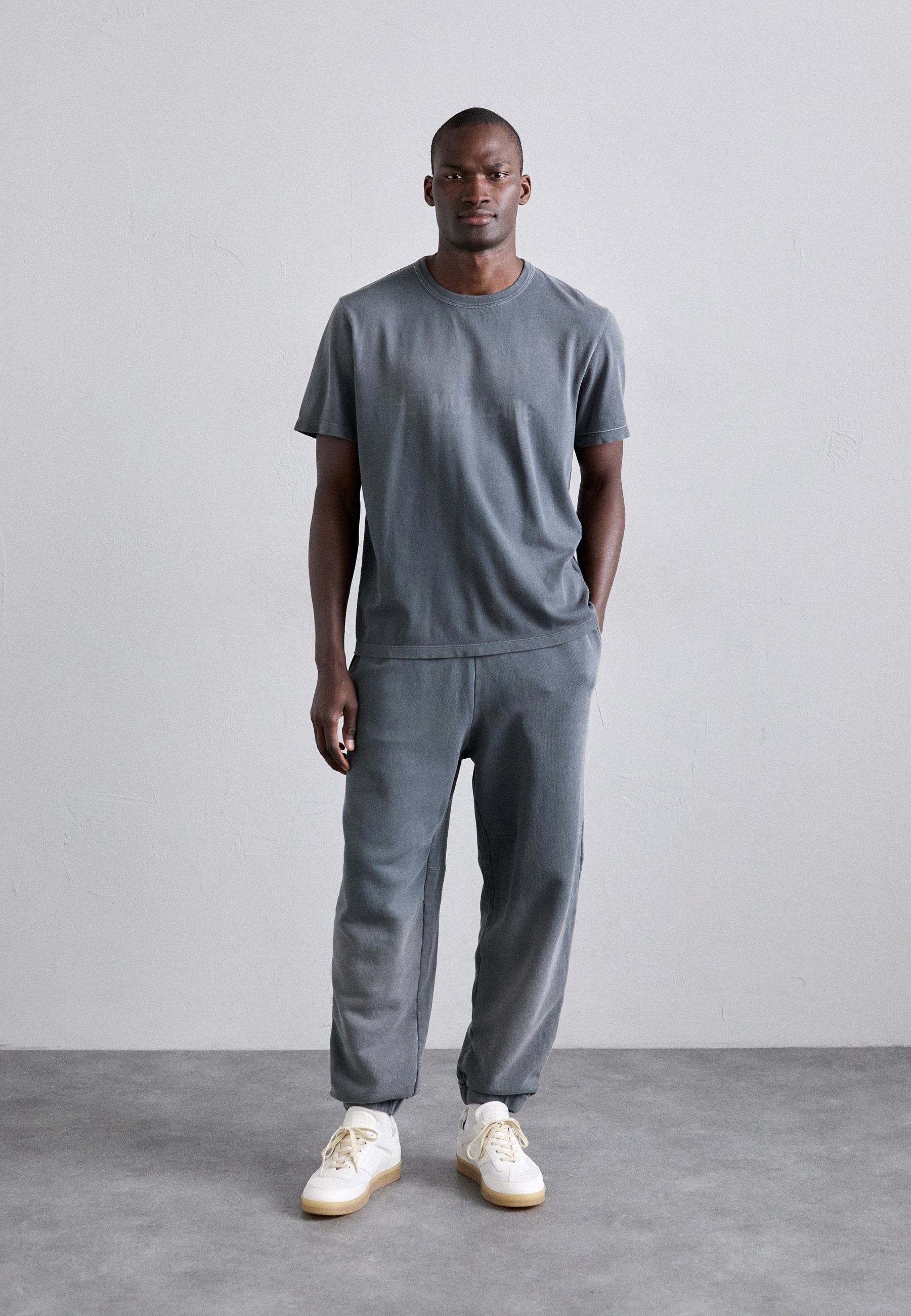 Helmut Lang LAZER TEE - Print T-shirt - steel grey/dark grey