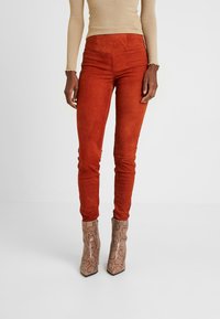 YAS Tall Skinnbyxor - orange