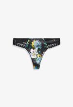 Ted String B by Ted Baker B BY TED BAKER BLACK FLORAL THONG - String - black ...