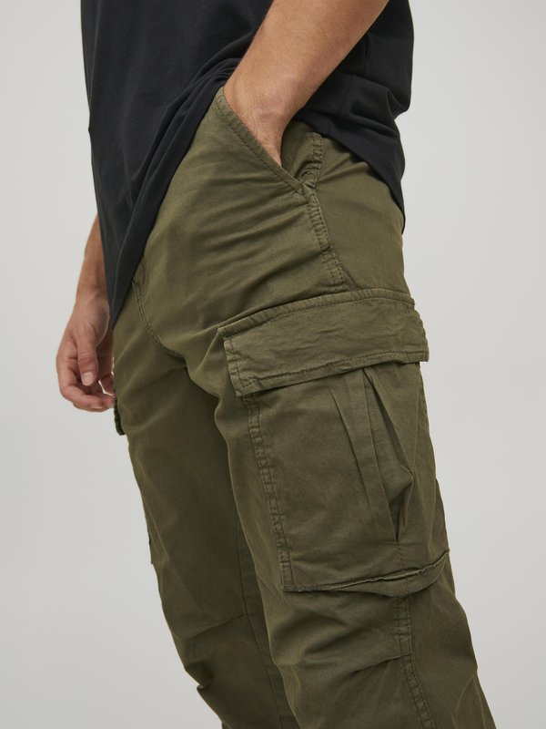 JPSTACE JJTUCKER AMA - Cargo trousers - olive night4