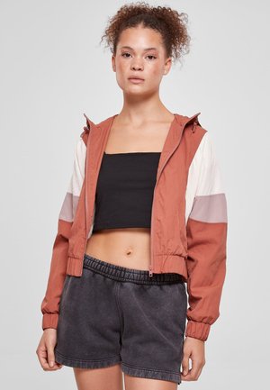 Urban Classics, TONE CRINKLE  - Giacca da mezza stagione - terracotta whitesand duskrose