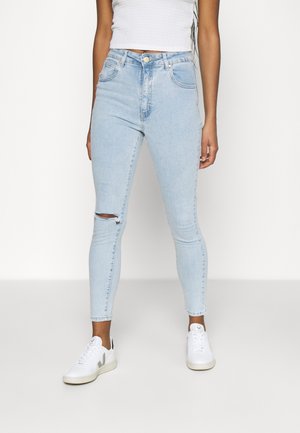 HIGH RISE CROPPED - Skinny džíny - addis blue