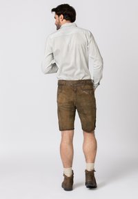 Stockerpoint HANS - Pantalón de cuero - havana