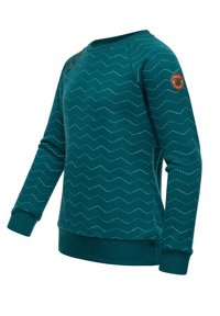 Ragwear DARINKA ZIG ZAG - Felpa - lagoon green