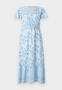MARIANNE LIFE S/S MIDI DRESS - Vardagsklänning - cloud dancer/blue