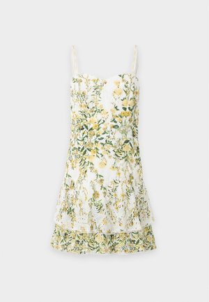 Alice + Olivia, MEREDITH SWEETHEART DROP RUFFLE FLARE DRESS - Φόρεμα ημέρας - fresh air butter
