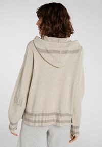 Oui Felpa con cappuccio - stone