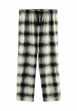 REGULAR FIT - MICROCHECK MOTIONFLEX COSY - Pizsama alsók - slate grey check