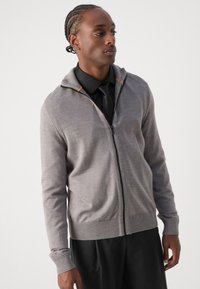 BOSS AVAC - Cardigan - light pastel grey