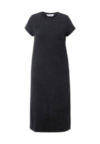 Studio Untold MIDI ACID WASH - Jerseyjurk - charcoal gray melange