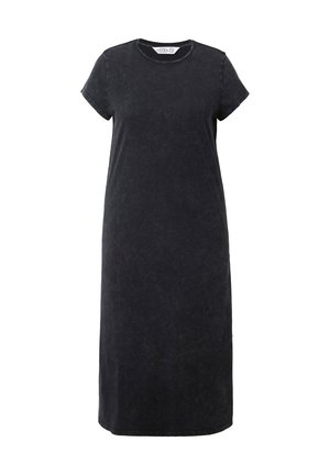Studio Untold MIDI ACID WASH - Robe en jersey - charcoal gray melange