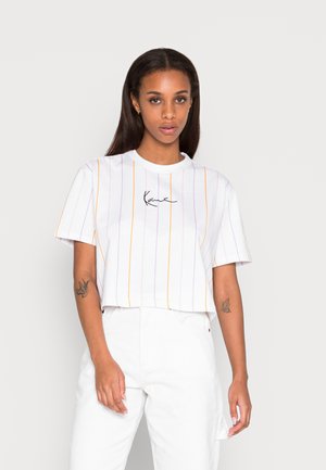 SMALL SIGNATURE CROP TEE - Print T-shirt - multicolor
