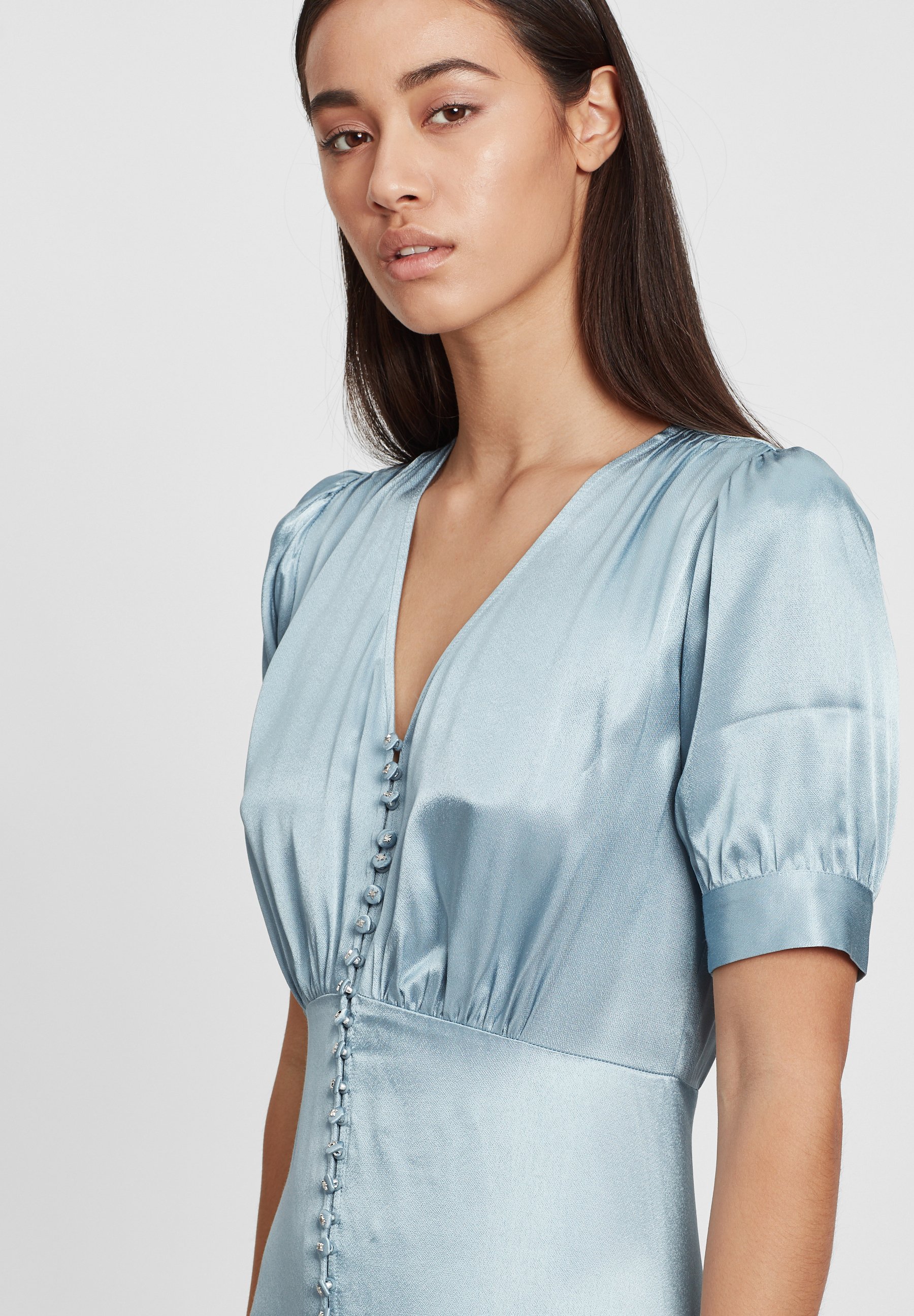 robe bleu zalando