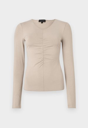 Camisola de manga comprida - cappuccino