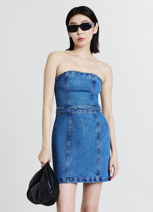 Calliope TUBINO - Robe en jean - blu denim medio