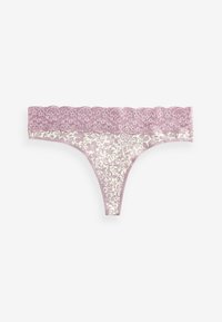 Next MONOCHROME KNICKERS FOUR PACK - Tange - cream blue printed