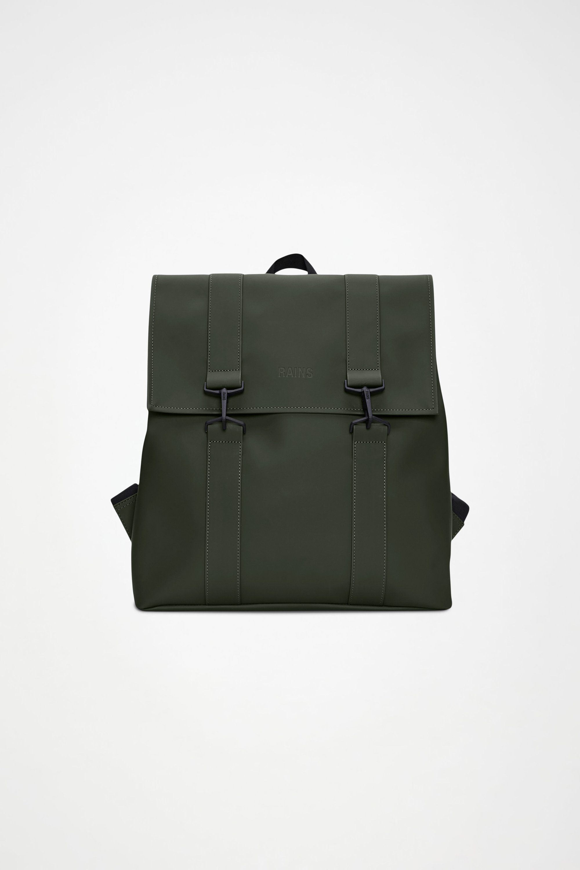 Sac à Dos RAINS Mini Imperméable Vert – Unisexe (Automne/Hiver 2023)