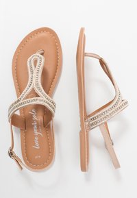 New Look Tåsandaler - beige