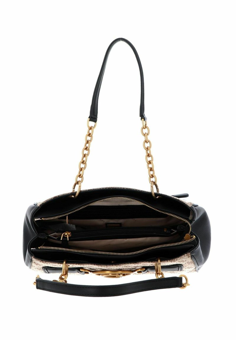 Damen Handtaschen | Guess AVIANA LUXURY SATCHEL Handtasche latte black/beige - ZH79252 Damen Handtaschen | Guess AVIANA LUXURY SATCHEL Handtasche latte black/beige - ZH79252