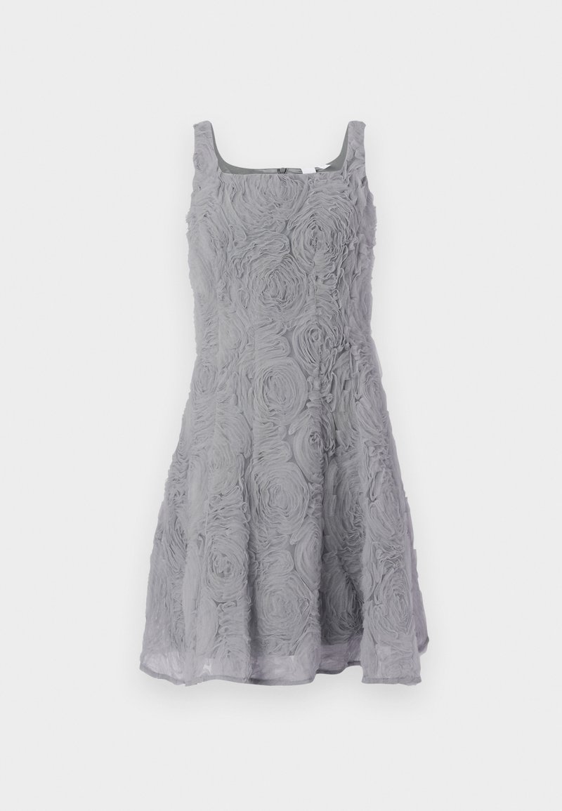 YAS Cocktailjurk zilverkleurig YAS Cocktailjurk zilverkleurig