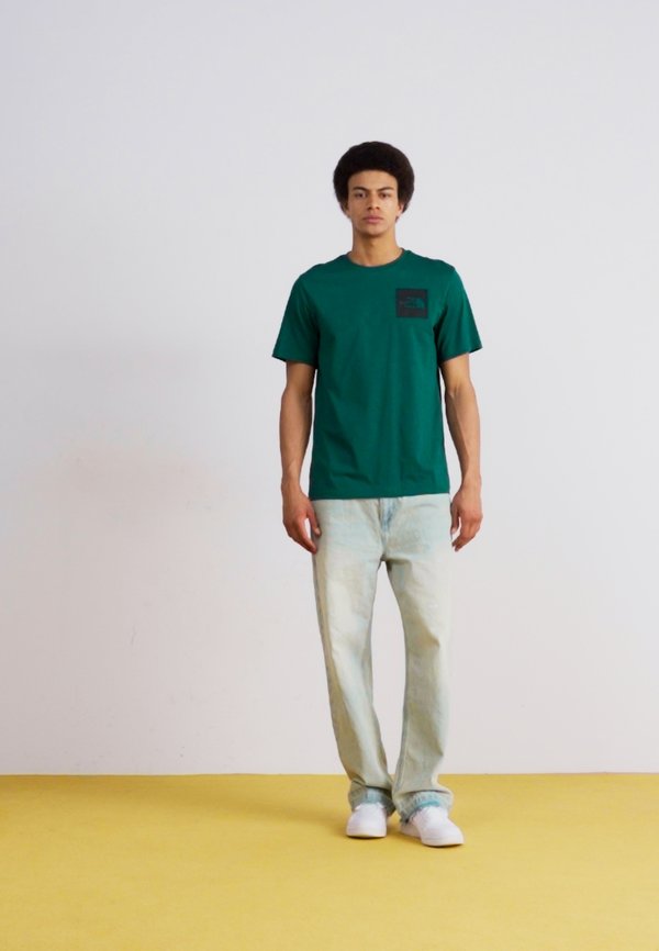 M S/S FINE  - Print T-shirt - deep nori4