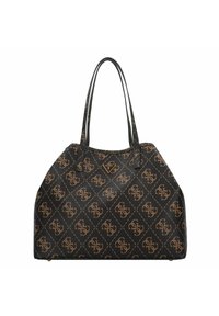 VIKKY - Shopping bag - brown logo