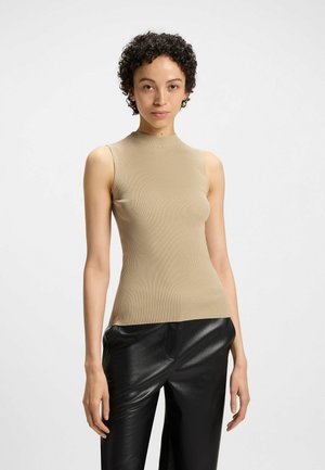 BOSS FESKIES - Top - light beige five