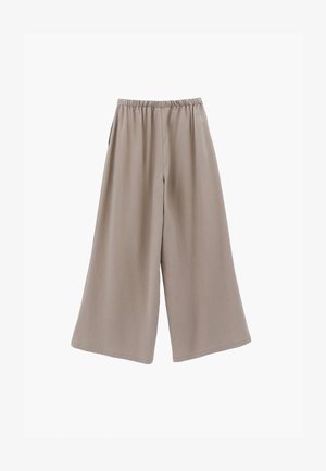 OXXO, OXXO WIDE LEG ELASTIC WOMEN TROUSERS - Pantalones - simply taupe