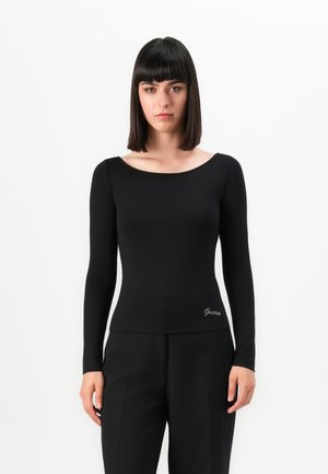 BOAT BASIC - Camiseta de manga larga - jet black