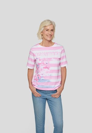 Print T-shirt - rosa