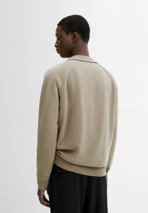 WITH COLLAR  - Long sleeved top - beige4