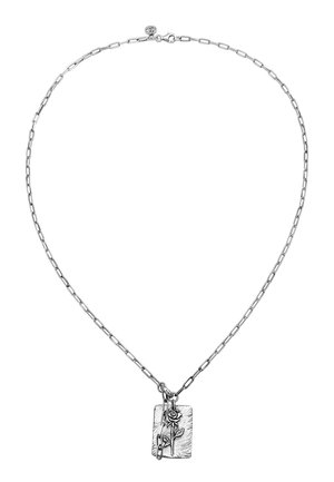 ROSE PLATE VINTAGE - Necklace - silberfarben