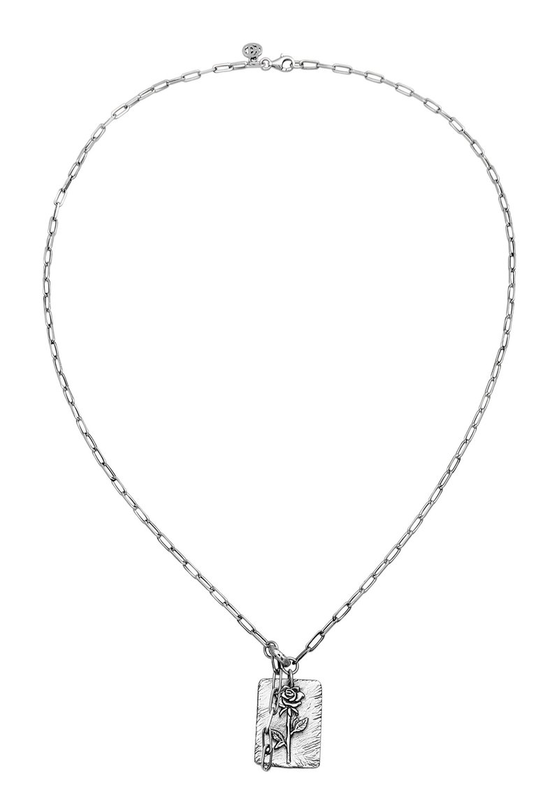 HAZE & GLORY ROSE PLATE VINTAGE - Halsband - silberfarben